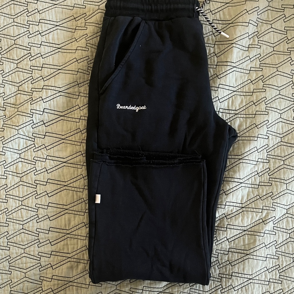 Beardedgoat Women's Black Boot Cut Pants